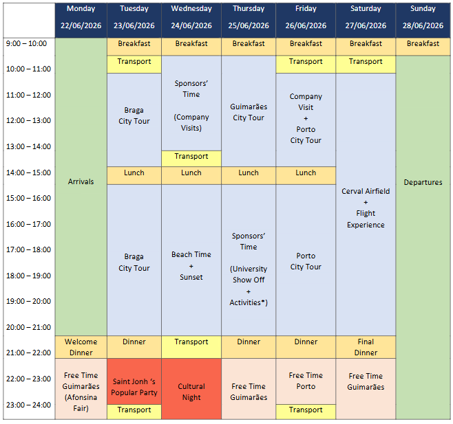 Event Schedule